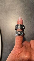 Ring: gun metall, Sieraden, Tassen en Uiterlijk, Ringen, Nieuw, 17 tot 18, Ophalen of Verzenden