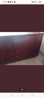 Dressoir massief kerste hout Bordeaux, Gebruikt, Super Slim, Ophalen of Verzenden, 160 GB