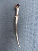 Kris hanger in zilver met paarlemoer en amethist inleg, Antiek en Kunst, Ophalen of Verzenden, Zilver