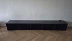 Besta tv kast zwart bruin., Huis en Inrichting, Kasten | Televisiemeubels, Ophalen, Zo goed als nieuw, 200 cm of meer, Minder dan 100 cm