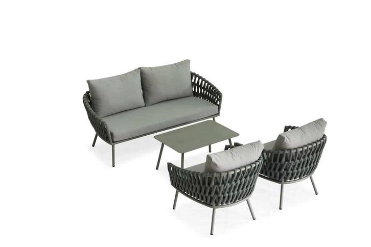 Berry Loungeset – Stijlvol Groen, Tuin en Terras, Tuinmeubel-accessoires, Nieuw, Ophalen of Verzenden