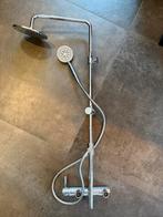 Regendouche met handdouche en thermostaat, chrome, gebruikt, Huis en Inrichting, Ophalen, Zo goed als nieuw