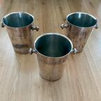 3 zware, verzilverde wijnkoelers van Hepp, Ophalen of Verzenden, Gebruikt