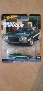 Hot Wheels Premium 1972 Ford Gran Torino Sport Fast&Furious, Ophalen of Verzenden, Zo goed als nieuw, Auto