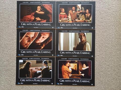 GIRL    WITH    A    PEARL    EARRING     lobbycard set., Verzamelen, Posters, Nieuw, Film en Tv, Verzenden