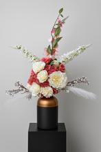 Luxe Kunstboeket (65-80cm) met/zonder vaas, Huis en Inrichting, Woonaccessoires | Vazen, Kunststof, Wit, Nieuw, Ophalen of Verzenden