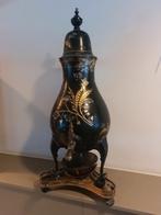 Antieke tinnen chocolatière / koffieketel ca. 1900 – 46 cm h, Ophalen of Verzenden