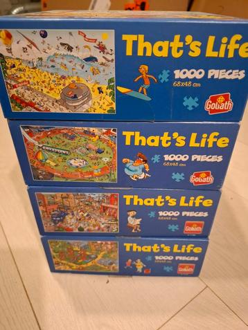 That's Life Puzzels - 4x 1000 stukjes beschikbaar voor biedingen
