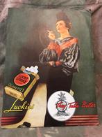 Us ww2 lucky strike poster, Verzamelen, Militaria | Tweede Wereldoorlog, Amerika, Ophalen of Verzenden, Landmacht