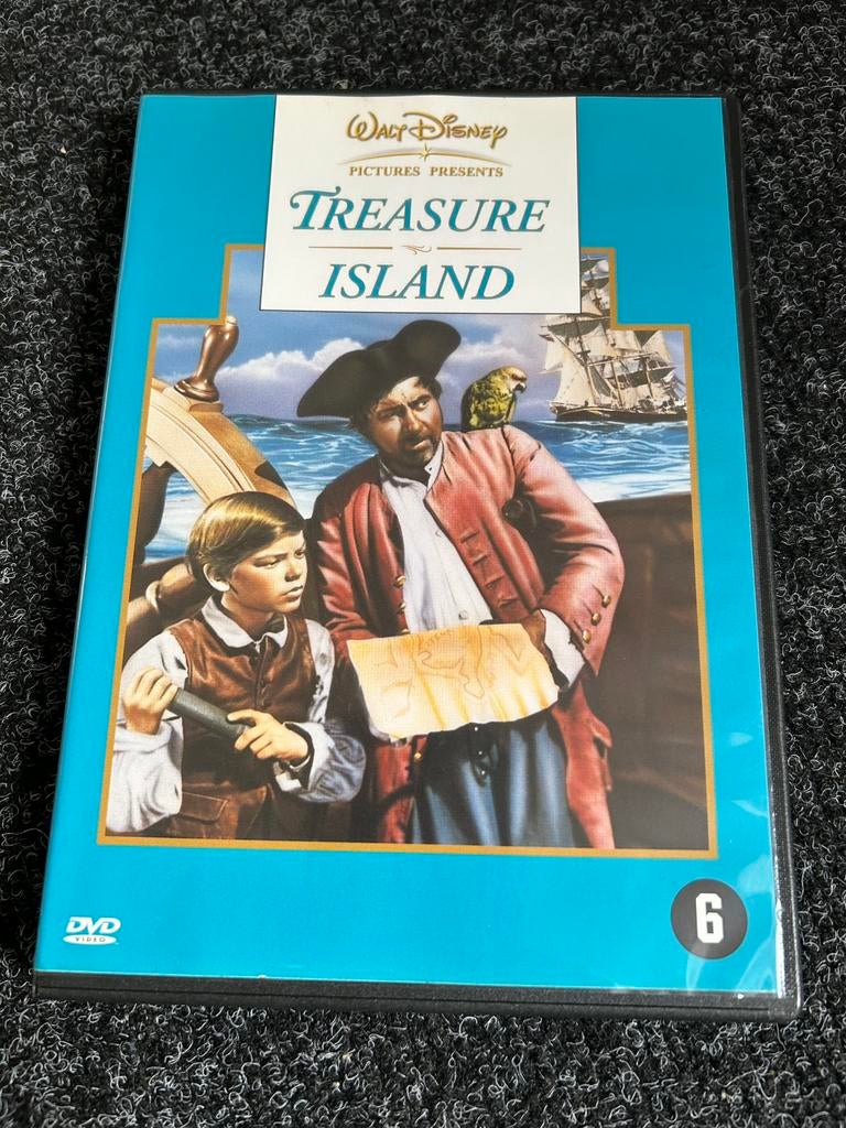 Treasure island op dvd 1950, Vanaf 16 jaar, Ophalen of Verzenden, Zo goed als nieuw, Actie en Avontuur