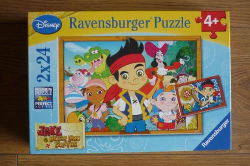 Rav. Disney (2) '' JAKE OP SCHATTENJACHT ''+posters 2x24 st., Kinderen en Baby's, Speelgoed | Kinderpuzzels, Zo goed als nieuw