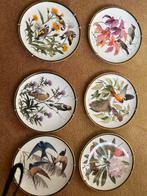 Franklin Porselein Decoratieborden - Vogels (6 stuks), Ophalen