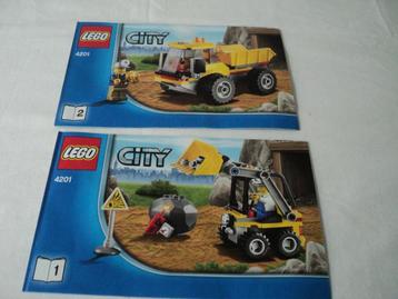 LEGO CITY nr 4201 KIEPWAGEN MET LADER. beschikbaar voor biedingen
