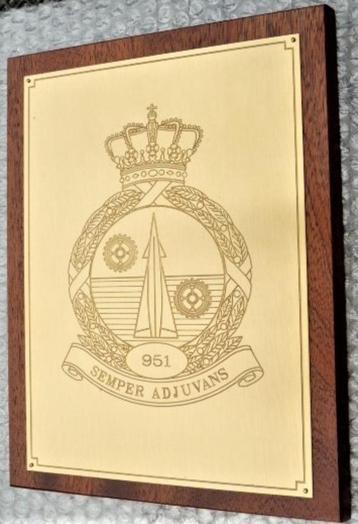 PLAQUETTE SEMPER ADJUVANS 951 LUCHTMACHT VINTAGE beschikbaar voor biedingen