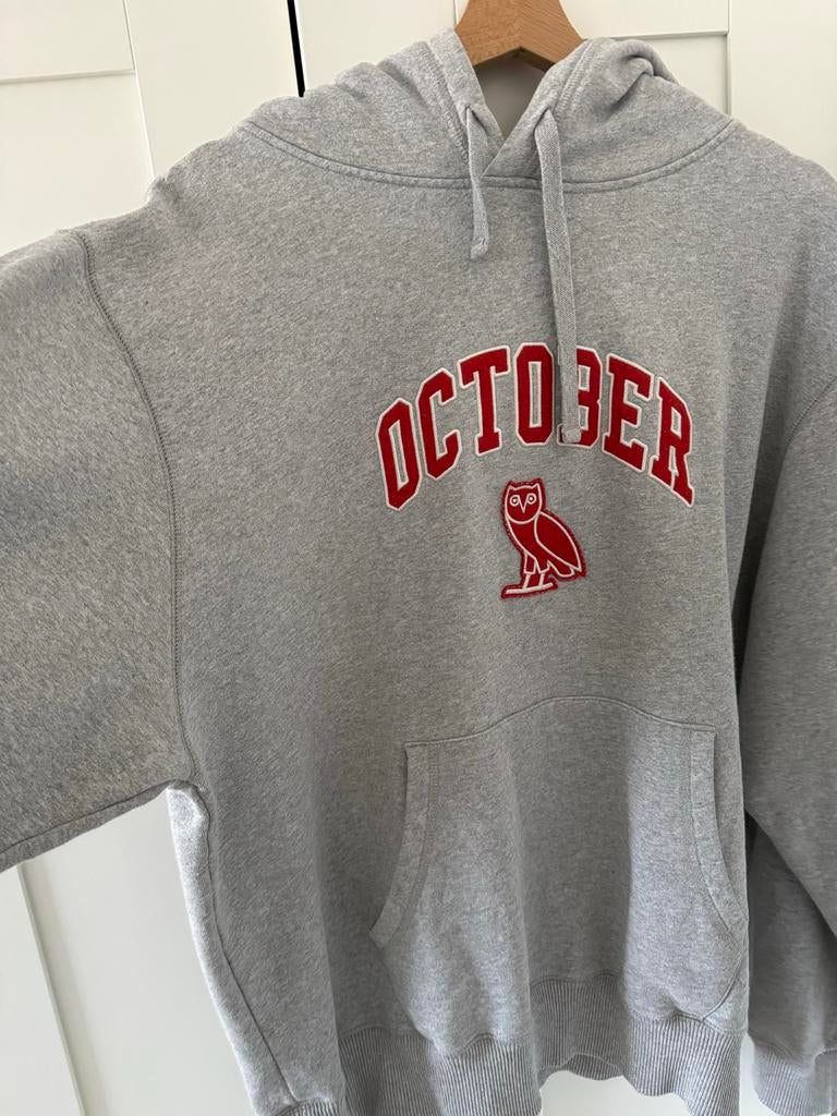Hoodie - OVO Drake Merchandise - Maat L - Toronto, Ophalen of Verzenden, Zo goed als nieuw, Maat 52/54 (L), Grijs