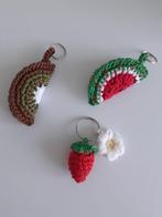 Gehaakte fruit sleutelhangers, Hobby en Vrije tijd, Breien en Haken, Verzenden, Nieuw, Haken, Overige typen