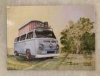 Volkswagen Transporter camper wandbord reclamebord, Ophalen of Verzenden, Nieuw, Reclamebord