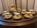 versailles porselein mokka servies goud, Antiek en Kunst, Antiek | Servies compleet, Ophalen of Verzenden