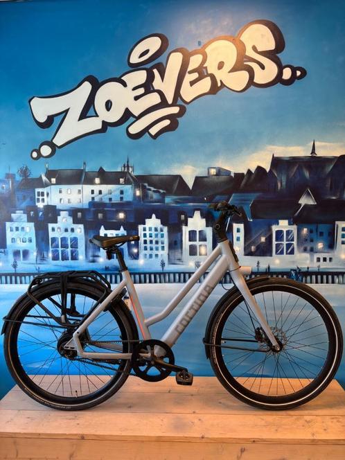 Cortina E-Lett, Dames 50cm, 08-2023, incl. achterdrager, Fietsen en Brommers, Elektrische fietsen, Gebruikt, Cortina, 47 tot 51 cm