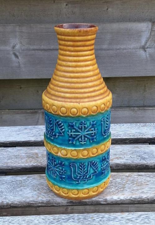 Prachtig vintage Bay West Germany vaasje., Verzamelen, Retro, Huis en Inrichting, Ophalen of Verzenden