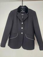 Zwart Equi thème wedstrijdjasje maat 140, Dieren en Toebehoren, Paardrijkleding, Ophalen of Verzenden, Zo goed als nieuw, Dressuur