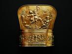 Messing Victoriaanse bestekhouder bestekbak dansende putti's, Antiek en Kunst, Antiek | Koper en Brons, Ophalen of Verzenden