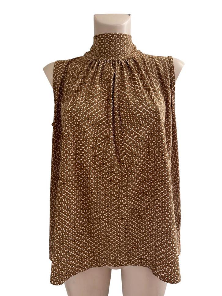 Studio Anneloes top XL, Kleding | Dames, Tops, Zo goed als nieuw, Maat 46/48 (XL) of groter, Bruin, Zonder mouw, Ophalen of Verzenden