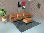GRATIS LEVERING Vijfzits Bank Cognac 280x85 REFURBISHED, Huis en Inrichting, Banken | Bankstellen, 250 tot 300 cm, Stof, 75 tot 100 cm