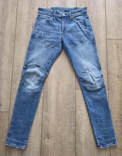 G-Star 5620 Elwood 3D Zip Knee Faded Blue Ink 31-32, Kleding | Heren, Spijkerbroeken en Jeans, Nieuw, Overige jeansmaten, Blauw