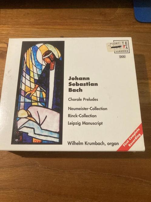 Box Johan Sebastian Bach - Chorale Preludes 1, 2 en 3 (Wilhe, Cd's en Dvd's, Cd's | Klassiek, Zo goed als nieuw, Overige typen