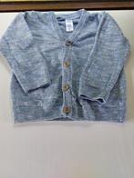 vestje,  blauw met wit ,  baby club, mt. 86, 100% katoen, Kinderen en Baby's, Babykleding | Maat 86, Gebruikt, Truitje of Vestje