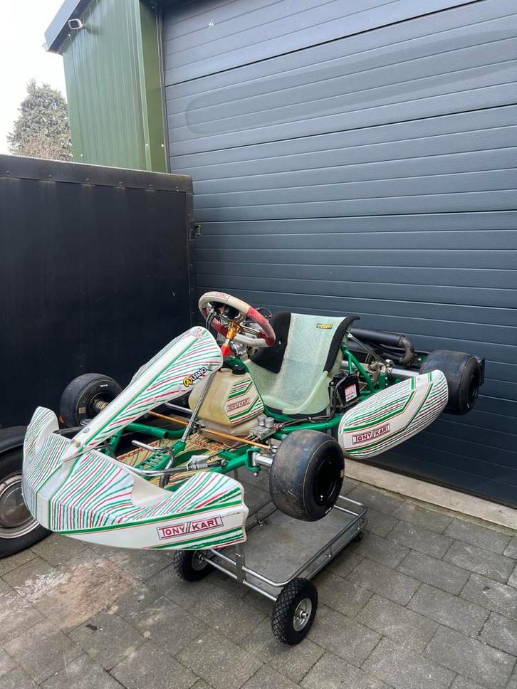 Rotax Max Senior tony kart, complete hobby!, Sport en Fitness, Karting, Zo goed als nieuw, Kart, Ophalen