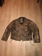 Vintage Redskins leren motorjas uit de jaren 90, Kleding | Heren, Maat 52/54 (L), Bruin, Ophalen of Verzenden, Zo goed als nieuw