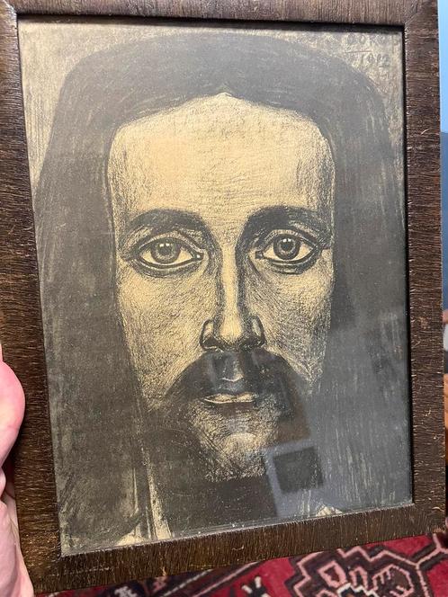 Originele Litho Jan Toorop 1912 incl lijst, Antiek en Kunst, Kunst | Schilderijen | Modern, Ophalen of Verzenden