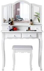 Make up kaptafel met spiegel - Laadvermogen (kg) :80-100 - W, Huis en Inrichting, Tafels | Kaptafels, -, Verzenden, -, Nieuw