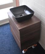 NIEUW - Badmeubel Donker Oak 65 cm (fotoshoot), Ophalen, Nieuw, 50 tot 100 cm, Minder dan 100 cm