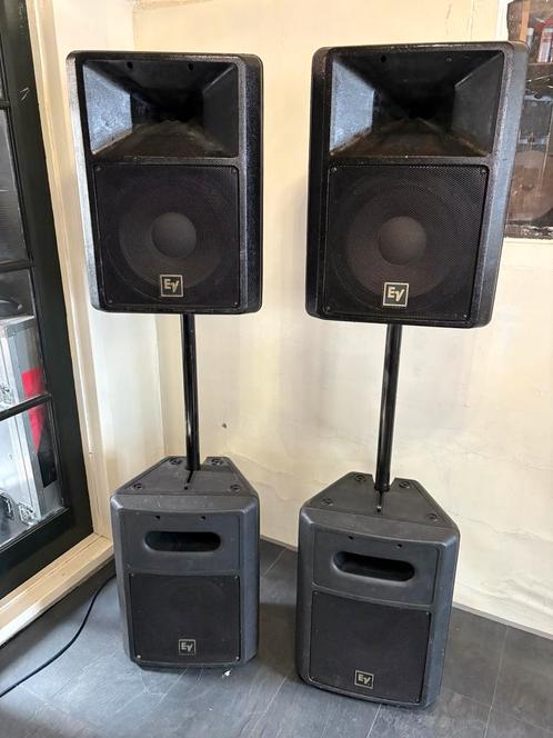 Electro Voice 2x SB121 + 2x Sx200, Audio, Tv en Foto, Luidsprekers, Overige typen, 120 watt of meer, Overige merken, Ophalen