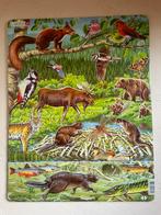 Puzzel LARSEN: Dieren in de Scandinavische Bossen (45), Ophalen of Verzenden, 10 tot 50 stukjes, Gebruikt