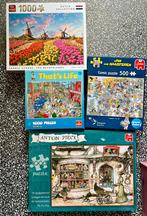 Legpuzzels 500 en 1000 stukjes, Hobby en Vrije tijd, Ophalen, 500 t/m 1500 stukjes, Gebruikt, Legpuzzel