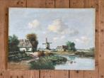 Schilderij landschap, Ophalen of Verzenden
