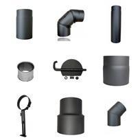 Dikwandige Kachelpijpen 120 130 150 160 180 200mm Amsterdam, Huis en Inrichting, Kachels, Nieuw, Overige soorten, Hout, Ophalen of Verzenden