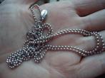 mooie echt zilver ballchain ketting esprit 80 cm 925 stevig, Sieraden, Tassen en Uiterlijk, Kettingen, Ophalen of Verzenden, Zo goed als nieuw