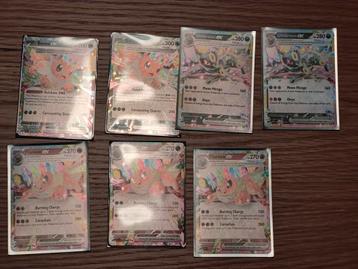 Eevee Umbreon Flareon EX Prismatic Evolutions Mint beschikbaar voor biedingen