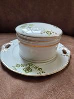 Antiek servies Copeland  groen, Ophalen of Verzenden