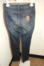 Dolce & Gabbana eerstelijns broek donker blauw hartje IT 44, Maat 38/40 (M), Dolce & Gabbana, Zo goed als nieuw, Lang
