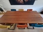 Houten Eettafel 240x100x81 cm, Ophalen, Gebruikt, 100 tot 150 cm, 200 cm of meer