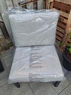 T.k. Nieuwe tuinstoel aluminium,licht grijze kussens., Tuin en Terras, Tuinmeubel-accessoires, Ophalen, Nieuw