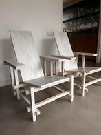 Exacte replica van Rietveld stoel., Huis en Inrichting, Ophalen, Twee, Wit, Zo goed als nieuw