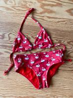 Bikini 140, Shiwi, rood met zwaantjes, Bikiniset, Meisje, Ophalen of Verzenden, Zo goed als nieuw