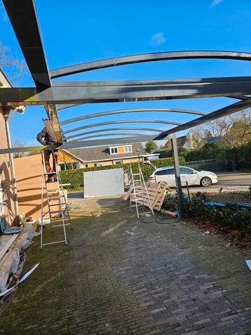 Prachtige alluminium carport zgan beschikbaar voor biedingen
